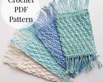 The Alpine Mug Rug Crochet Pattern,crochet pattern,mug rug pattern,crochet coaster pattern,pdf pattern,The Alpine Mug Rug,digital download