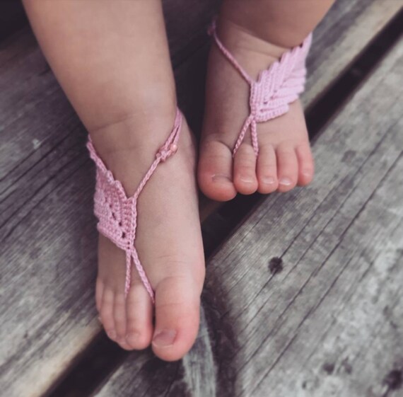 bottomless sandals for babies