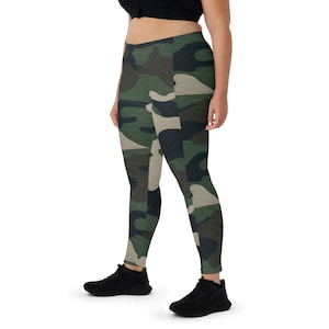Stylish Camouflage Leggings Yoga Pants