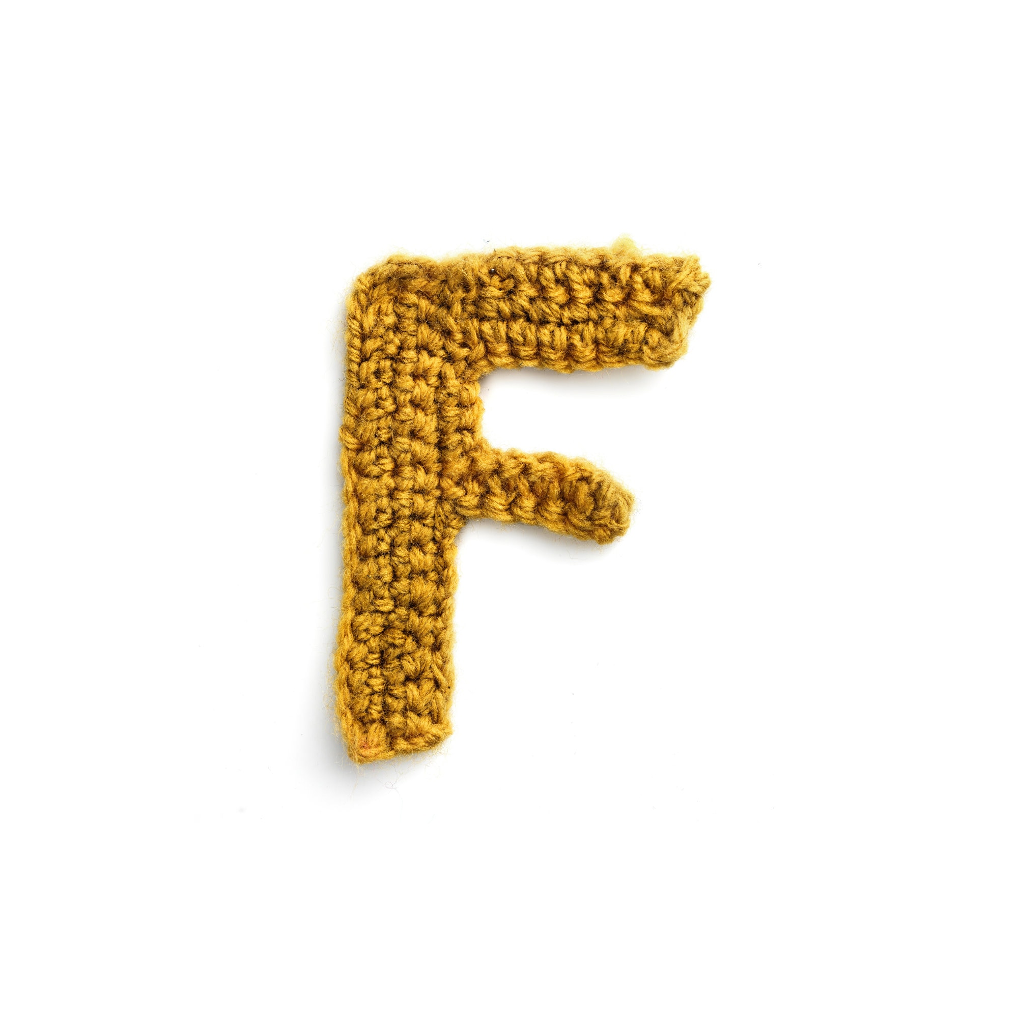 Hand Crocheted Alphabet Letter Applique 6 Inch Etsy