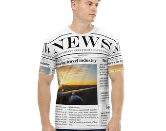 Front Page Newspaper Print T-Shirt