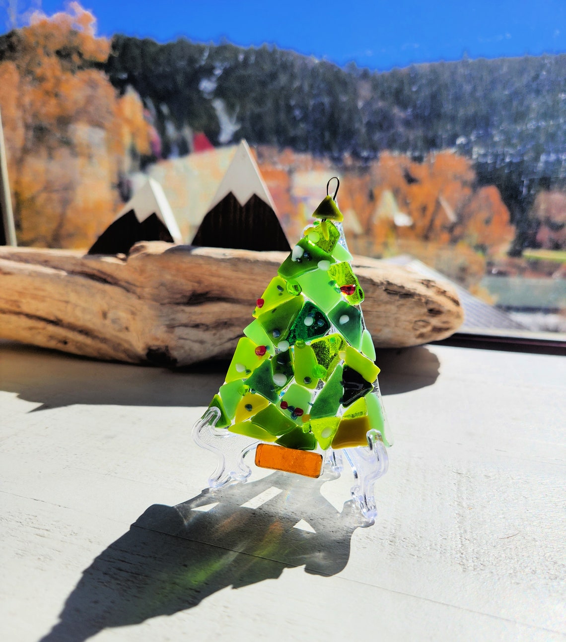 DIY Christmas Tree Ornament Craft Kit DIY Glass Art Kit Arts Etsy