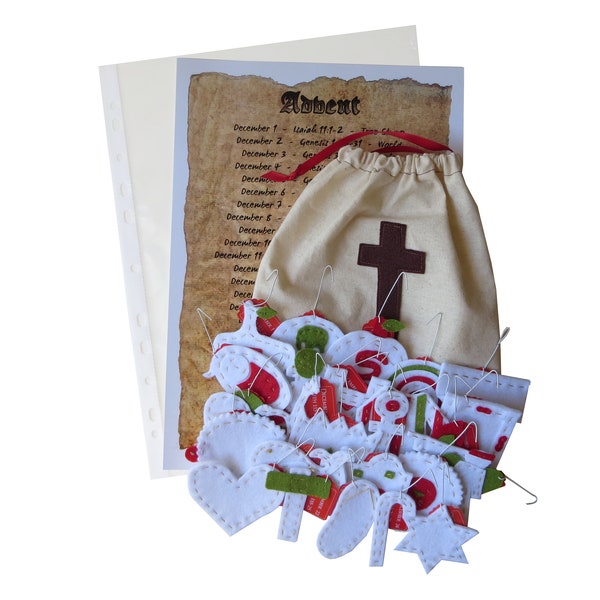 Jesse Tree Ornaments Etsy