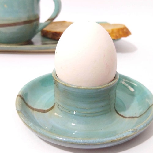 Handmade Ceramic Bunny Rabbit Egg Cup Holder Hand Thrown Etsy