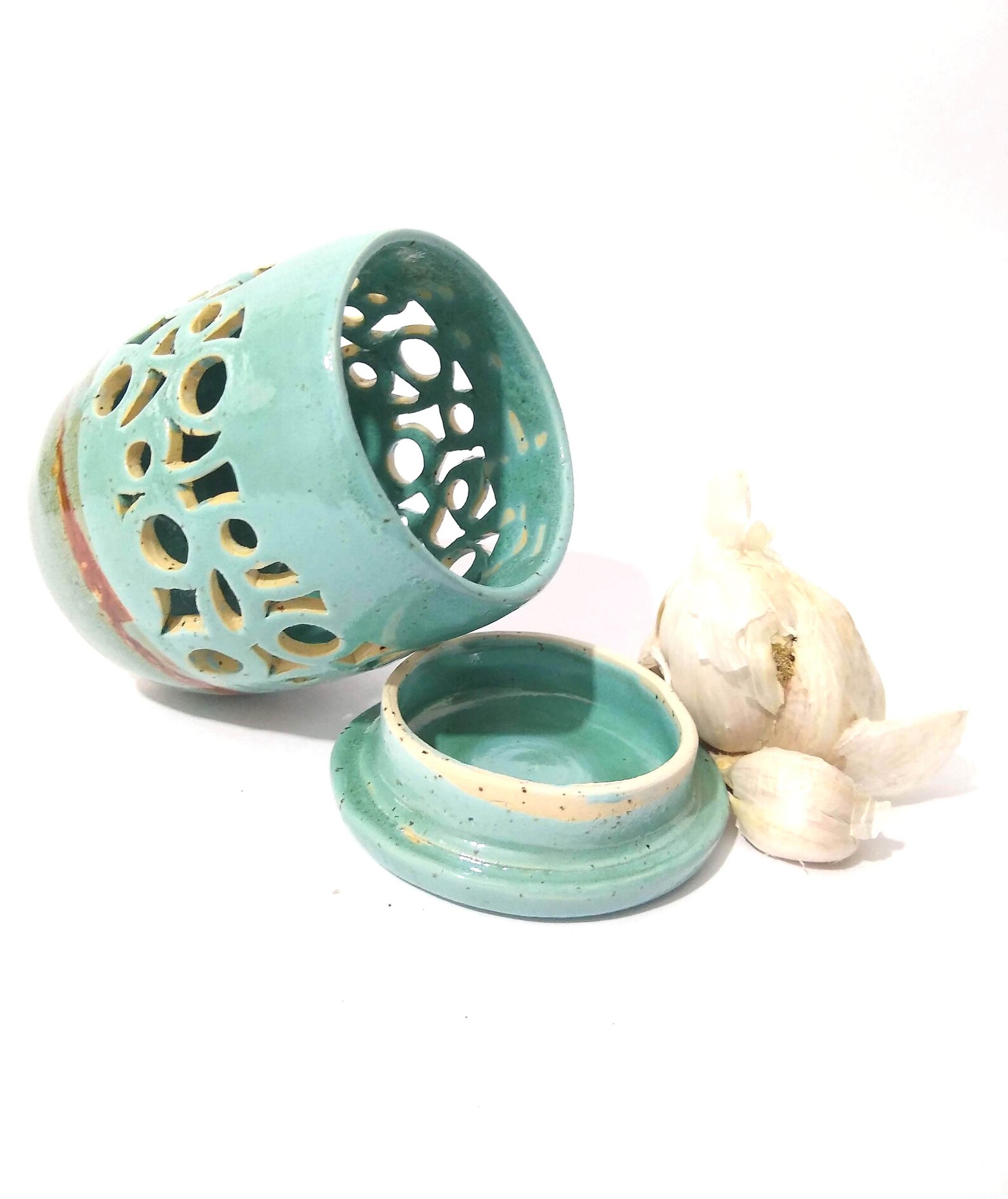 Garlic Keeper Garlic Storage Garlic Jar Garlic Storage Etsy