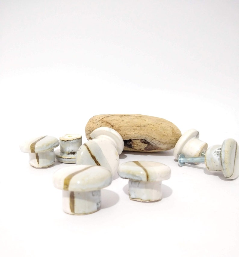 Ceramic Knobs Small Round Handmade Knobs Knobs Door Etsy
