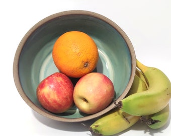 Serving Bowl, Salad Bowl, Fruit Bowl, Turquoise Pottery, Gift Idea for the Home