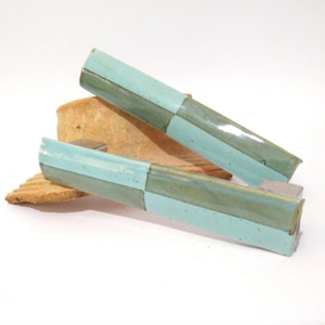 Drawer Pulls, Cabinet Pull Handles, Handmade Pulls, Door Knobs, Handmade Ceramics for Home Decor in Teal and Turquoise
