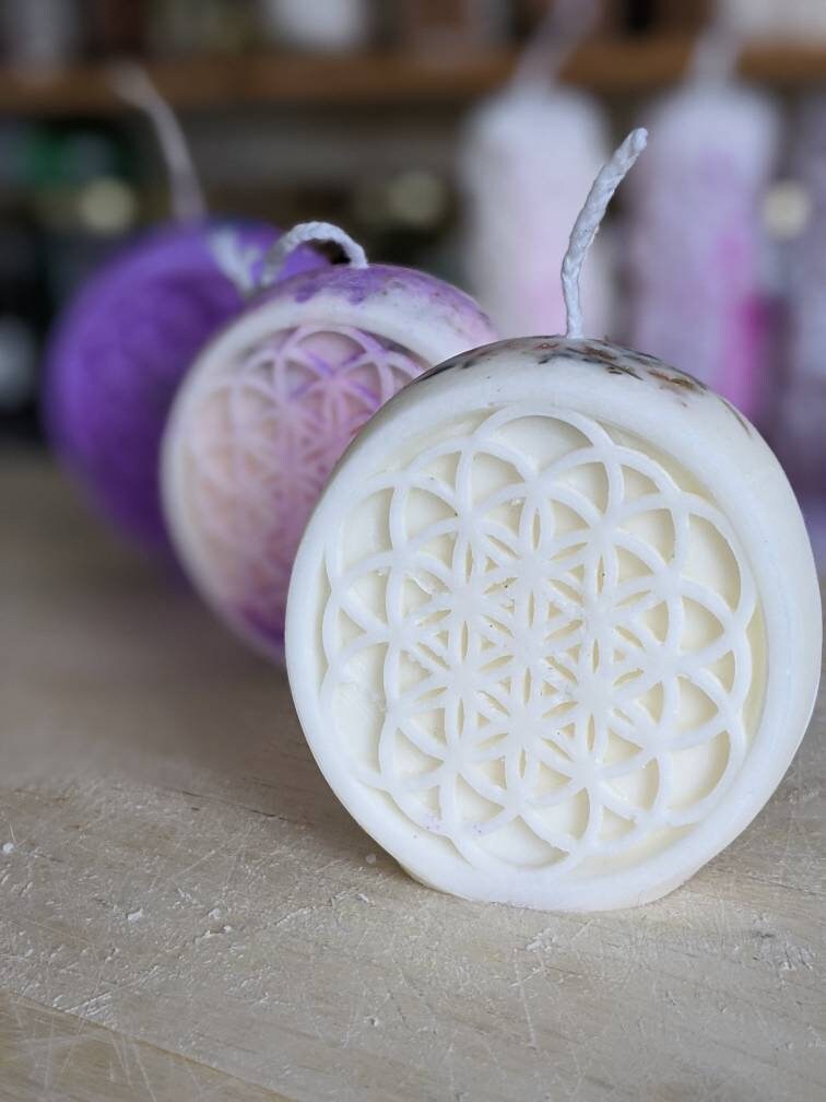 Petite Bougie Fleur de Vie