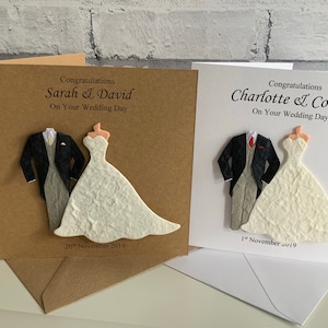 Carte de mariage personnalisée - Carte de mariage personnalisée - Couple, M. & Mme