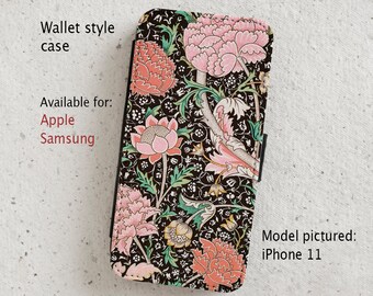 iPhone and Samsung Galaxy cases - William Morris - Cray - wallet style flip case -