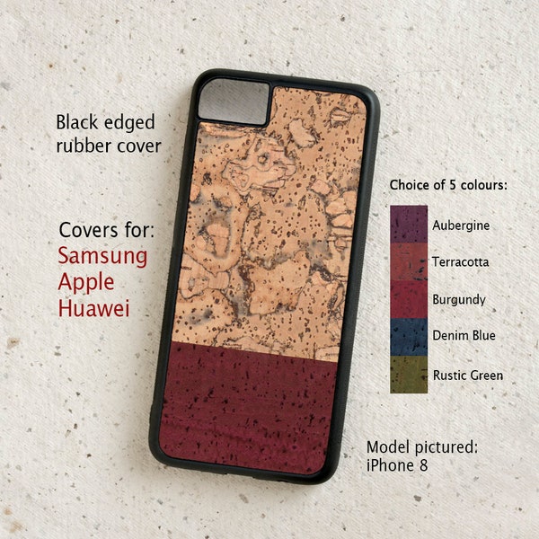 Phone case - Cork leather  - Duotone