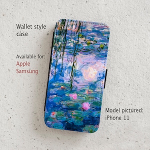 iPhone Hülle (alle gängigen Modelle) - Monet Wasserlilien - für Samsung Galaxy S20 - S23 & mehr
