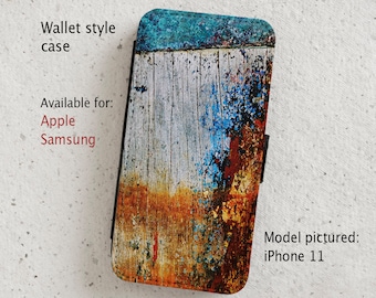 iPhone- och Samsung Galaxy-skal - Väderbehandlat båtskrov - flipfodral i plånboksstil -