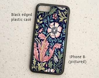 Phone cover - all iPhone models - William Morris Illustration - smartphone - Mobile - Samsung Galaxy S6 S7 S8 & others - Arts and Crafts