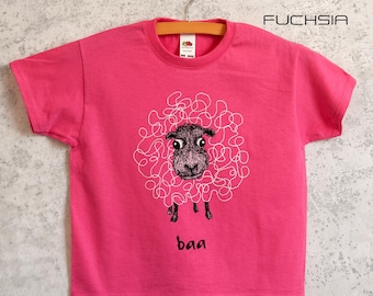 Kids T Shirt  - Baa - cotton - child