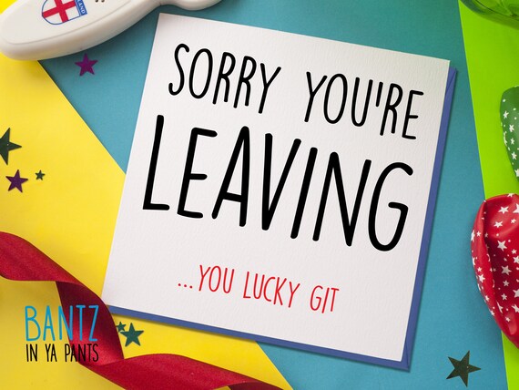 Téléchargement gratuit Images Leaving Card Colleague Card Good Luck Congrats New Job Etsy le plus cool salutations