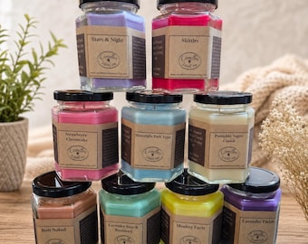 Soy Candles in over 40 fragrances