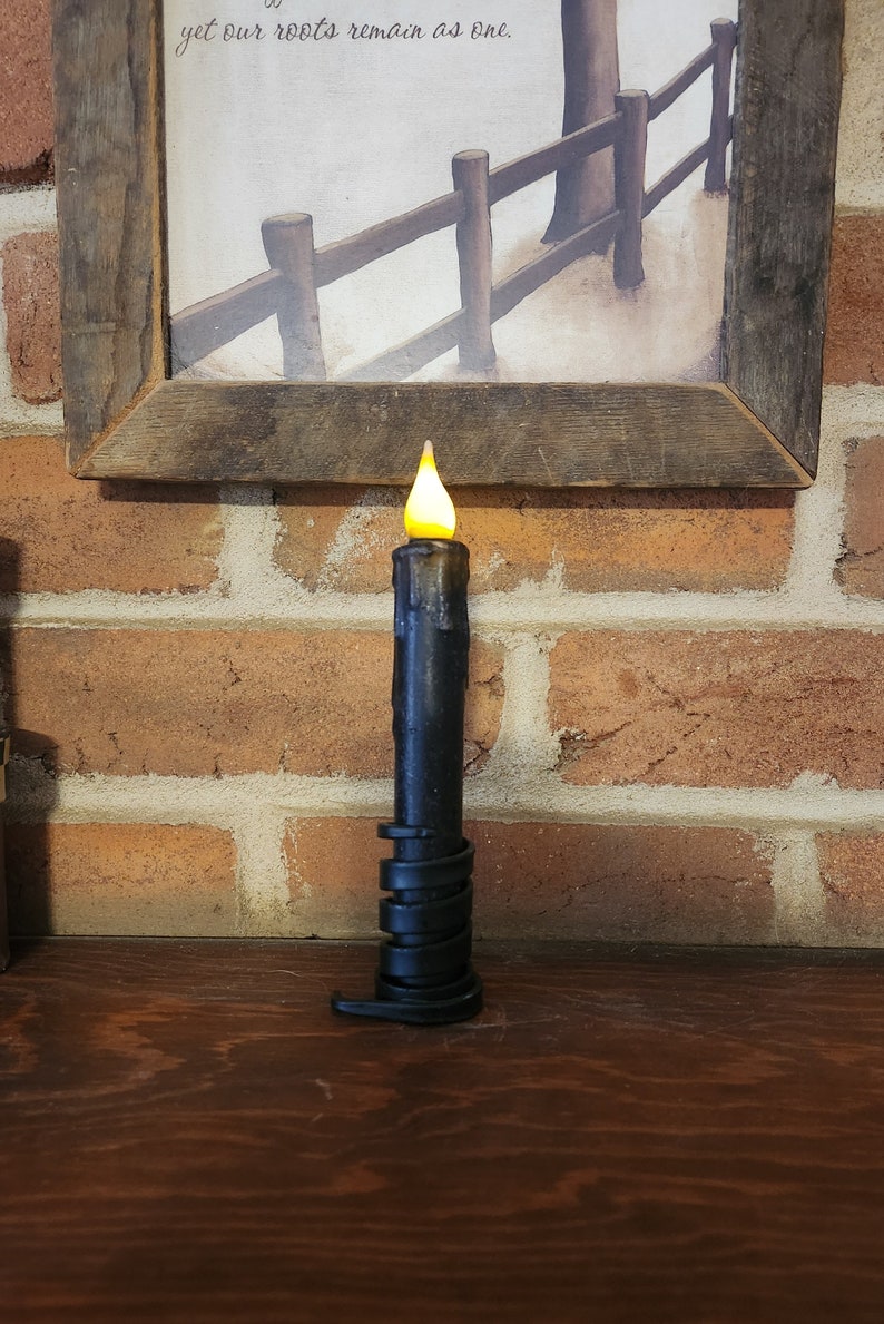 Flameless Candles with Timers - 7 Inch - Choose your color Zwart