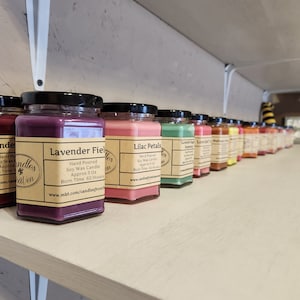 Soy Candles in over 40 fragrances