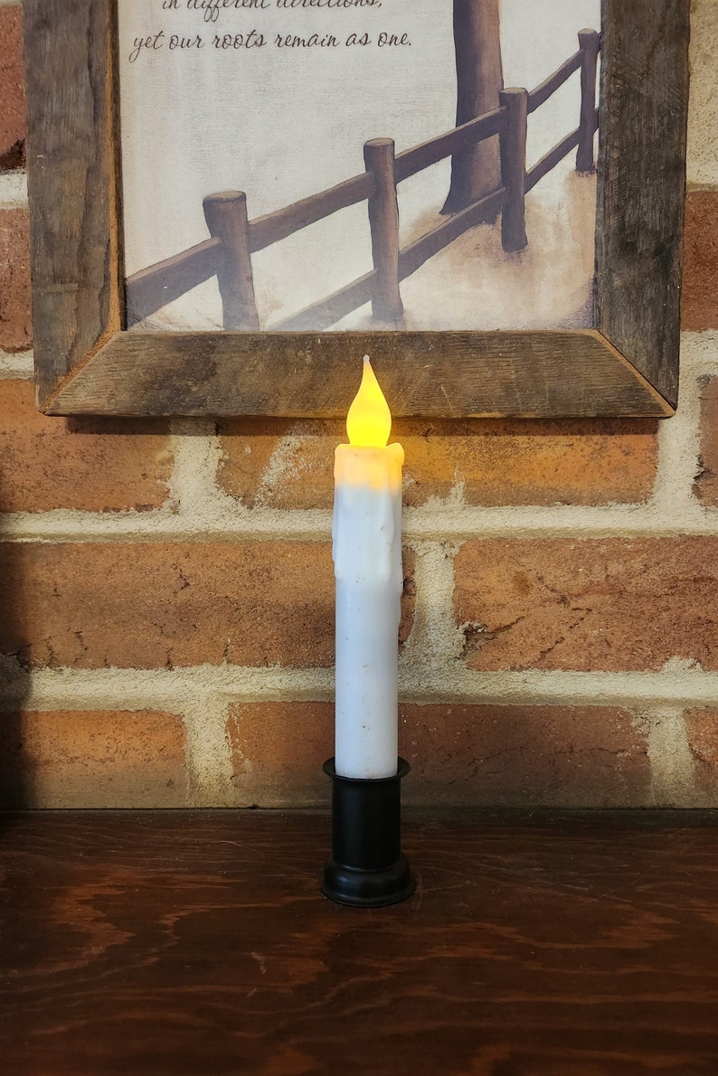 Flameless Candles with Timers - 7 Inch - Choose your color Wit