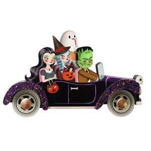 Frankenstein's car brooch
