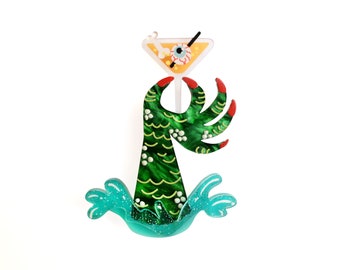 Monster Hand Brooch