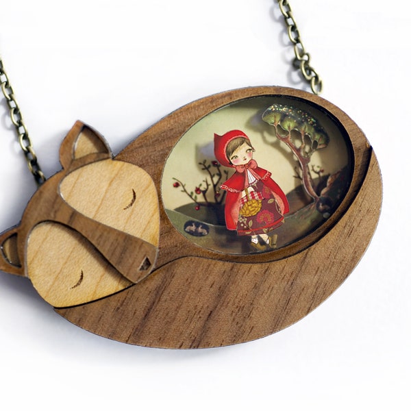 Collier Le Petit Chaperon Rouge