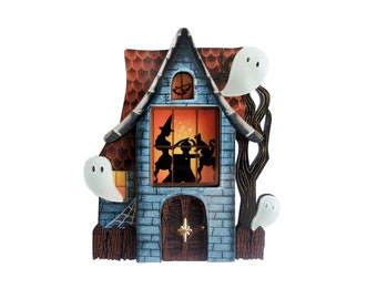 Haunted house brooch