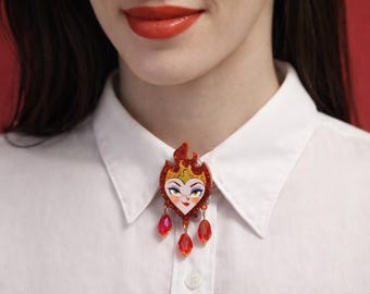 Heart-shaped on fire button cover