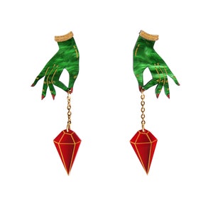 Witch pendulum earrings