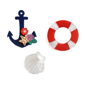 Pack of Nautical Brooches