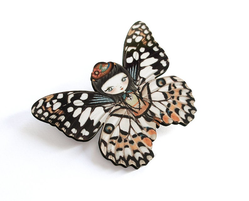 Butterfly Necklace or Brooch image 2