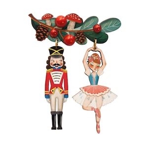 Broche couple casse-noisette