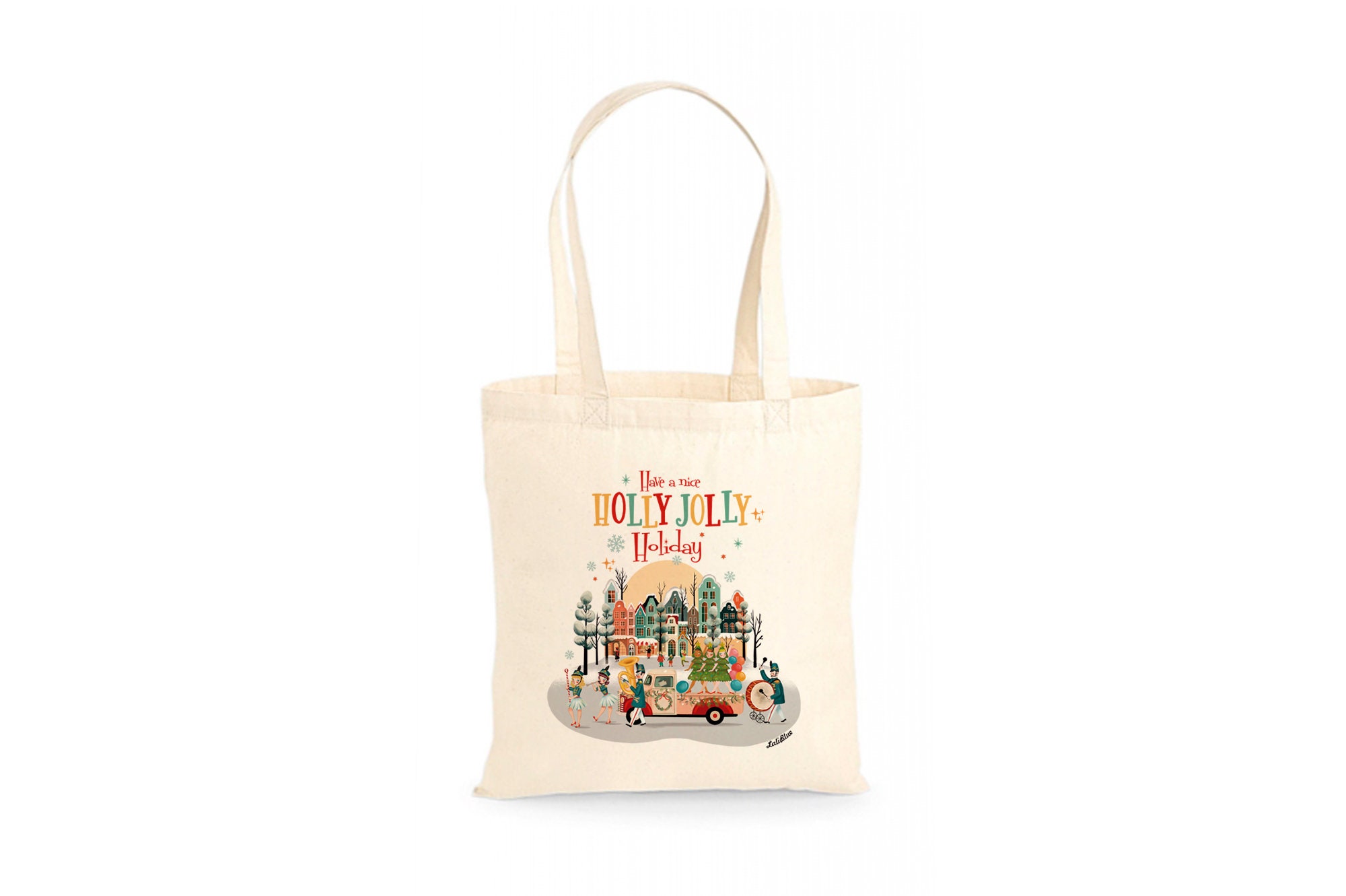 Holiday tote bag hotsell