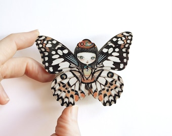 Butterfly Necklace or Brooch