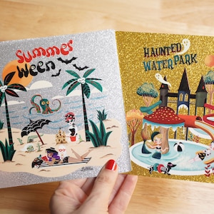 Pack 2 Summerween Postcards