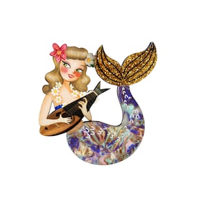 Mermaid brooch