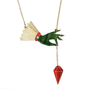 Witch pendulum necklace