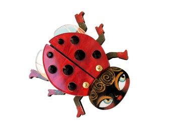 Ladybug Brooch