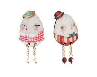 Eggs earrings by LaliBlue