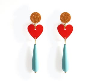 Delirium of Love Earrings / Love Talismans Collection.