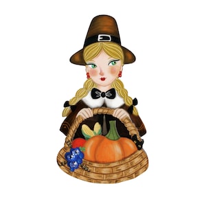 Pilgrim Thanksgiving Brooch