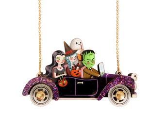 Frankenstein&#39;s car necklace
