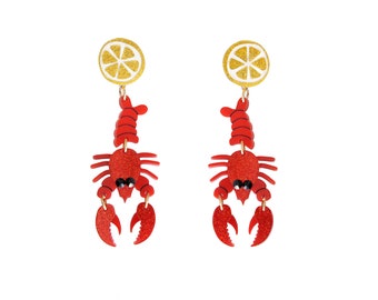Lobsters earrings
