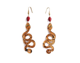 Snake earrings by Laliblue