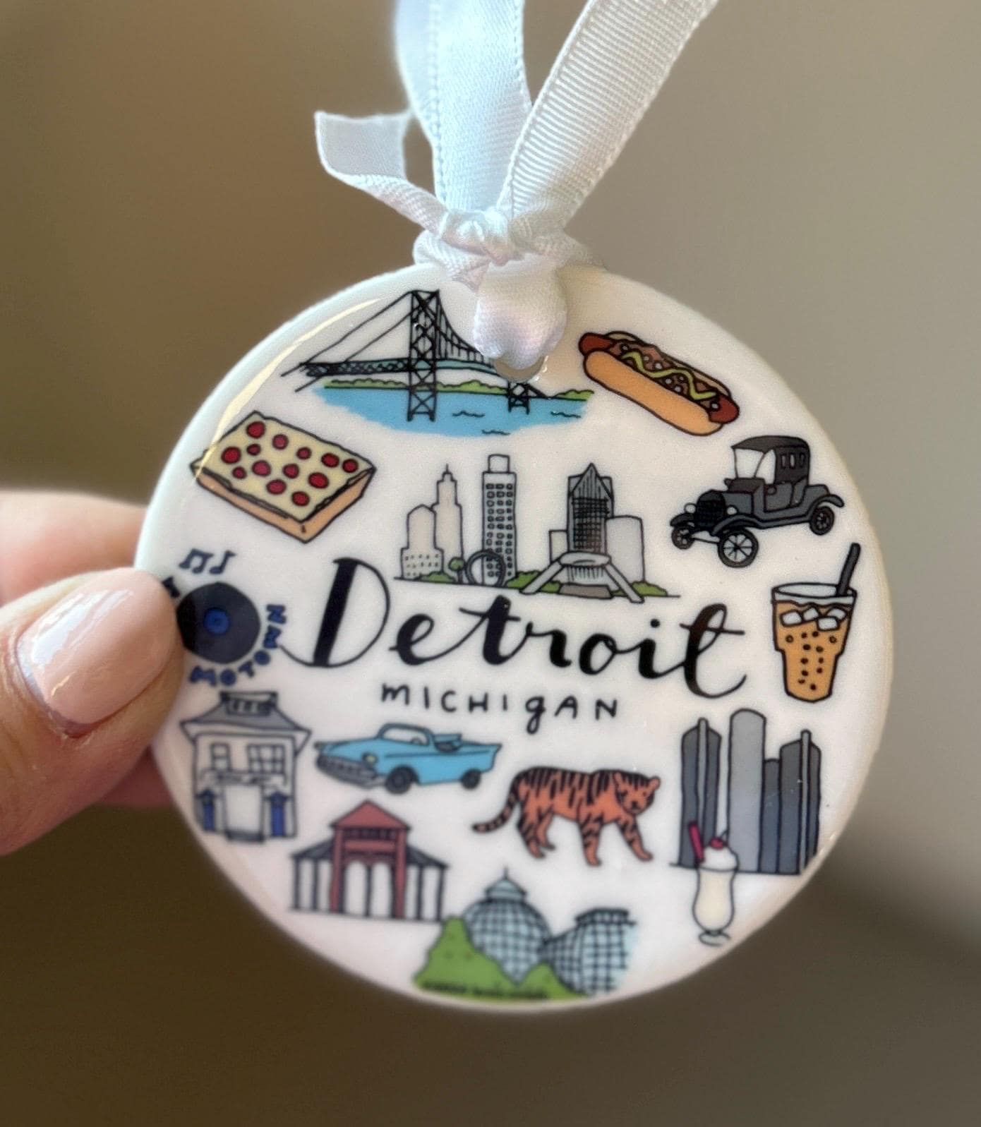 Detroit Tigers Ornament - Etsy