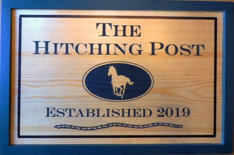 Custom Ranch Sign Horse Barn Signs Horse Stall Signage Etsy