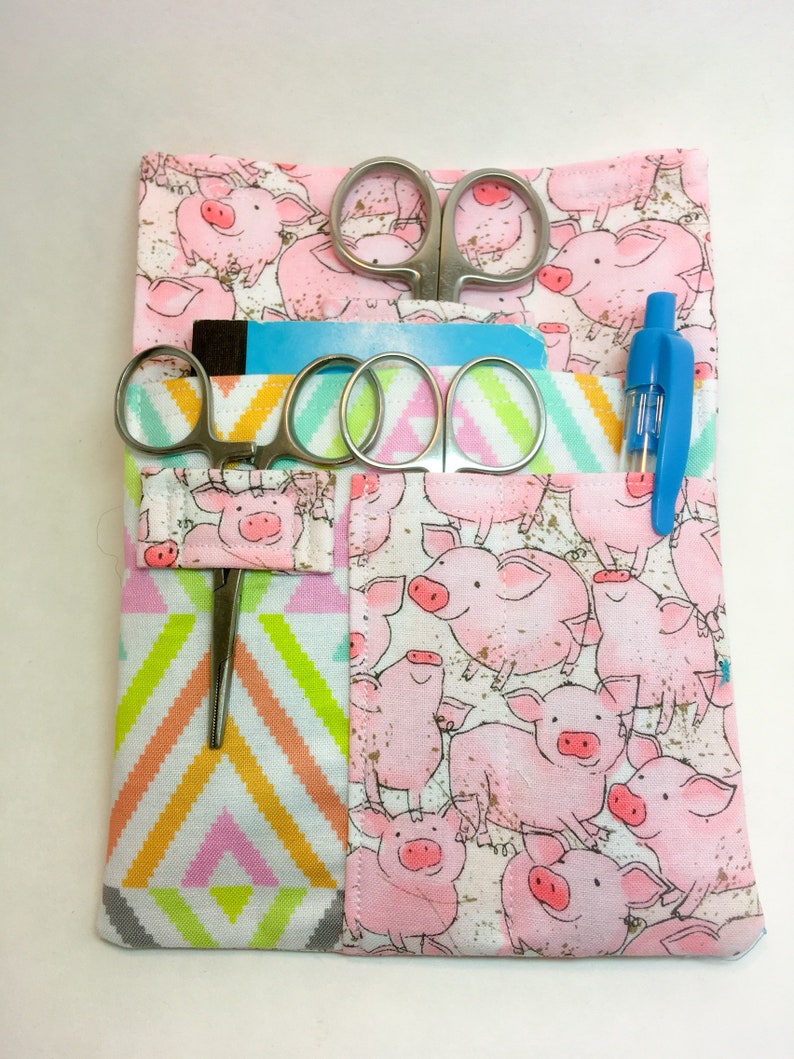 Pigs Tool Belt Pouch Scrub Pocket Organizer Vet Tech Vet Doctor Nurse