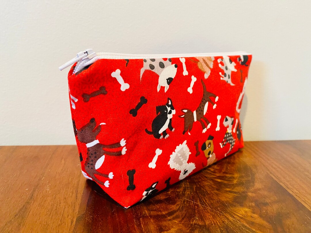 Dog Pencil Case Pouch Organizer Zippered Pouch Makeup Bag Etsy